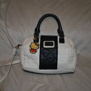 Loungefly Hello Kitty Embossed Barrel Purse w/FREE Hello Kitty Keychain